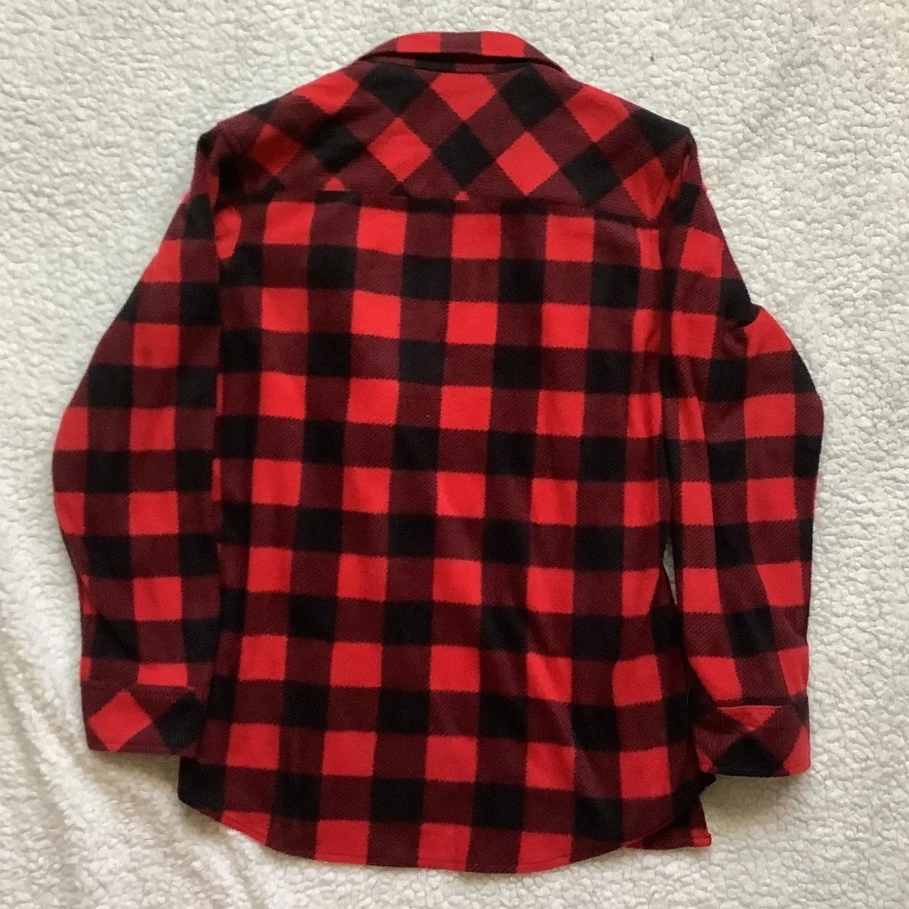 Fleece Buffalo Plaid Boys Button Up